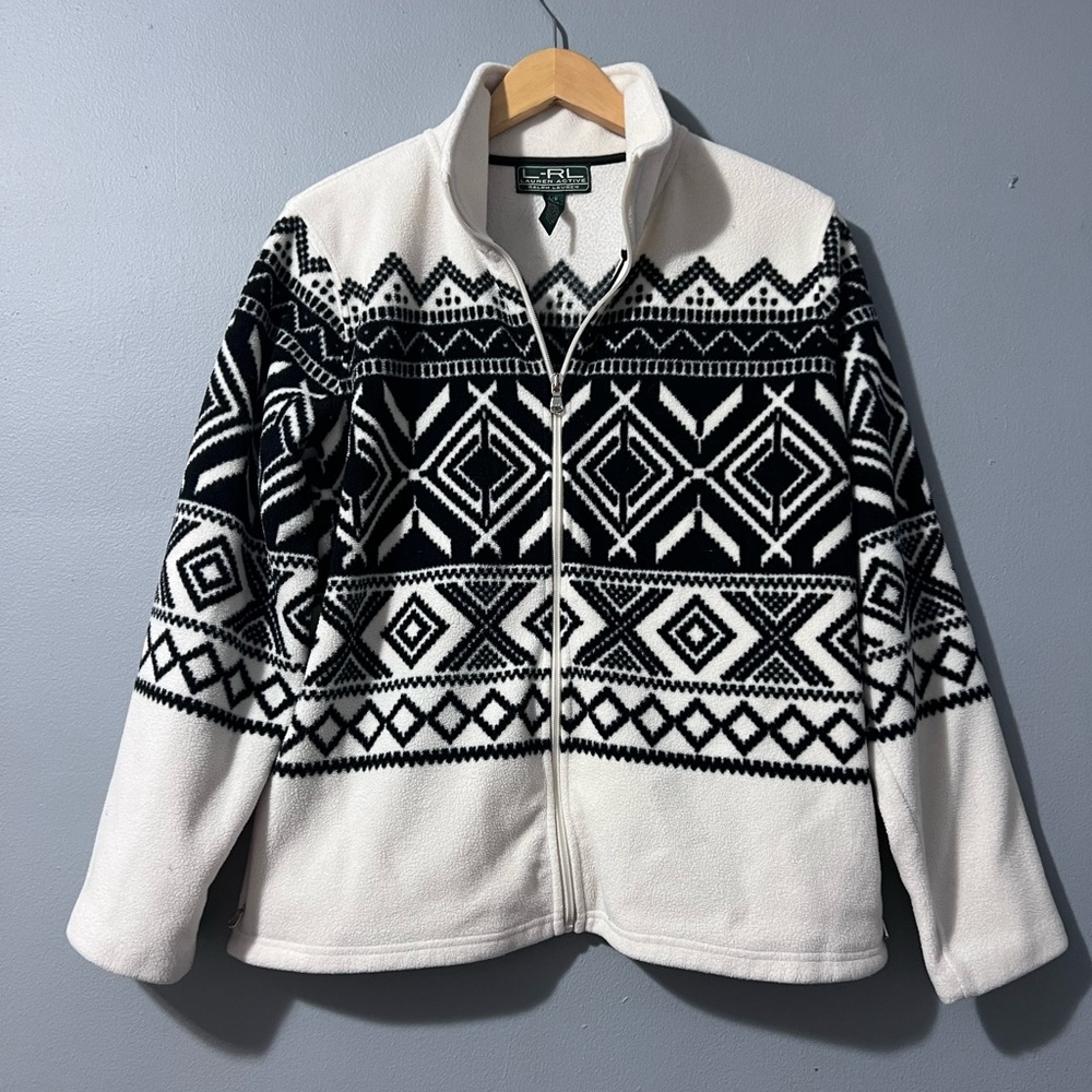 Ralph Lauren Lauren Active L-RL green label sherpa